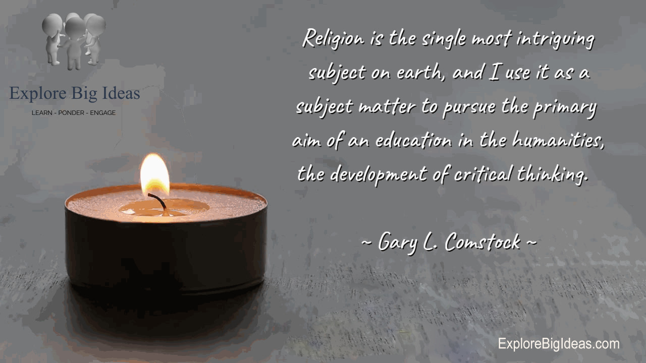 Religion in the Humanities | Explore Big Ideas Religion in the Humanities